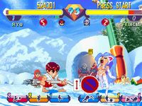 une photo d'Ã©cran de Pocket Fighter sur Sony Playstation